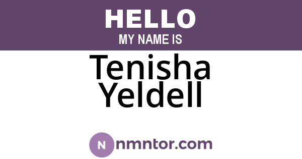 Tenisha Yeldell