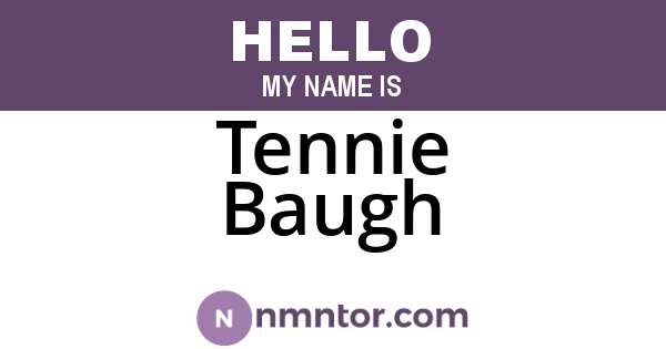 Tennie Baugh