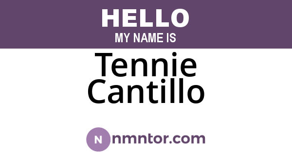Tennie Cantillo