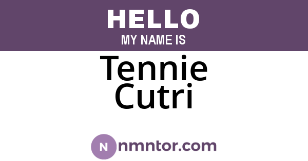 Tennie Cutri
