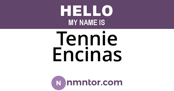Tennie Encinas