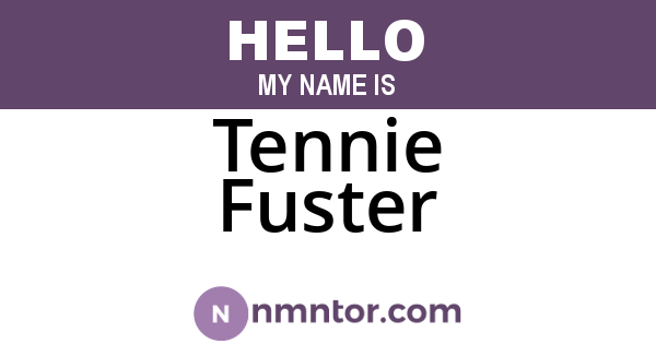Tennie Fuster