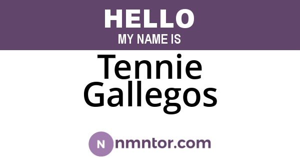 Tennie Gallegos