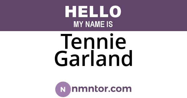 Tennie Garland