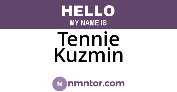 Tennie Kuzmin