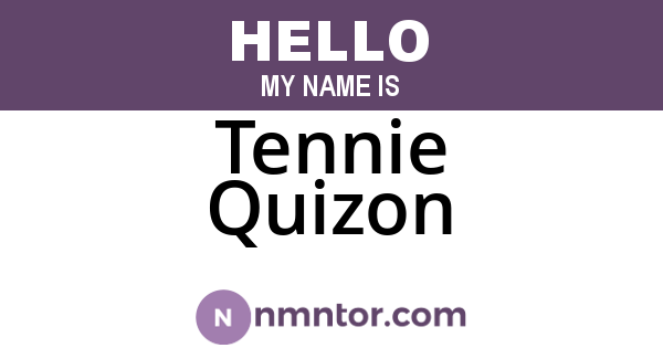 Tennie Quizon