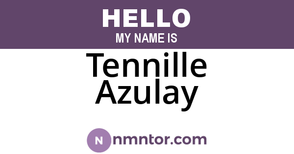 Tennille Azulay