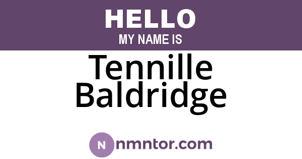 Tennille Baldridge