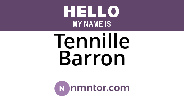 Tennille Barron