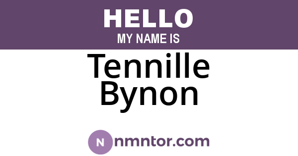 Tennille Bynon