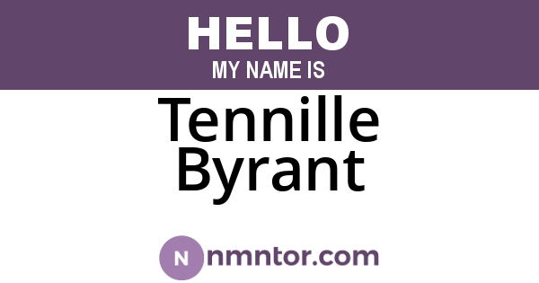 Tennille Byrant
