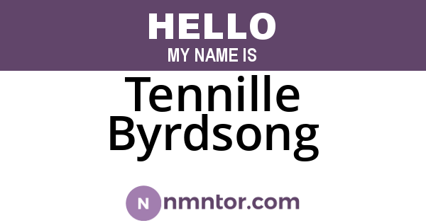Tennille Byrdsong