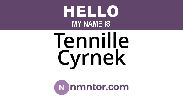 Tennille Cyrnek