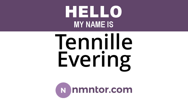 Tennille Evering