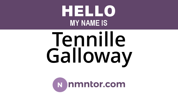 Tennille Galloway