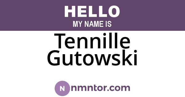 Tennille Gutowski