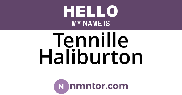Tennille Haliburton