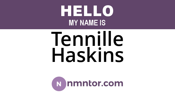 Tennille Haskins