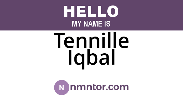 Tennille Iqbal