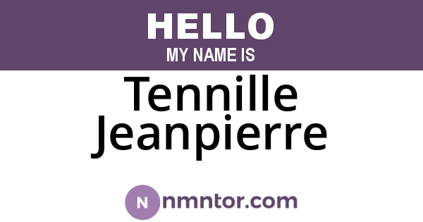 Tennille Jeanpierre