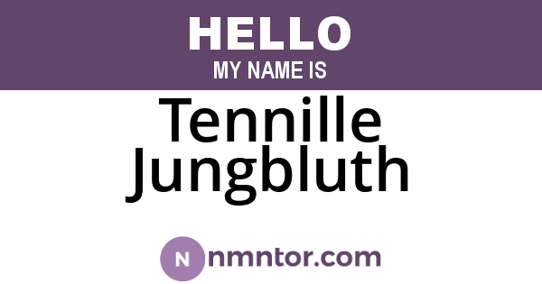 Tennille Jungbluth