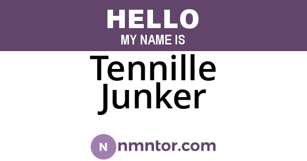 Tennille Junker