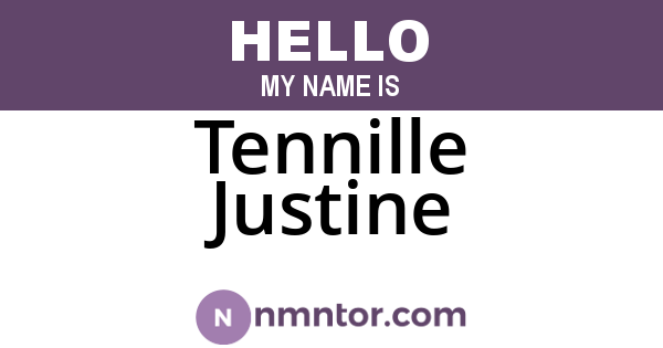 Tennille Justine