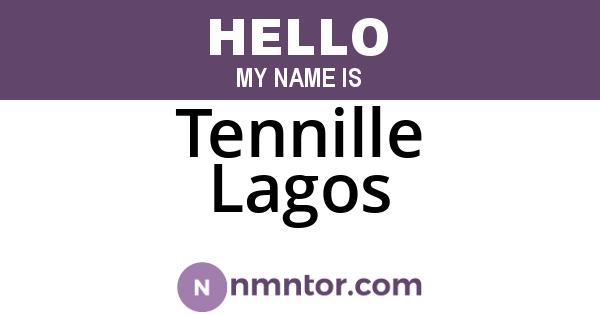 Tennille Lagos