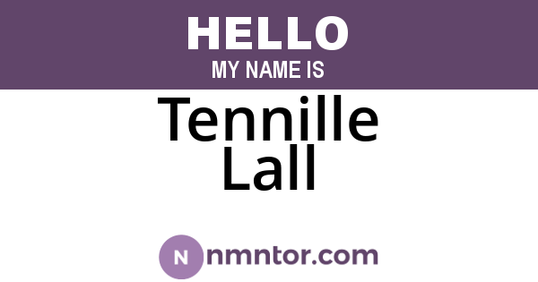 Tennille Lall