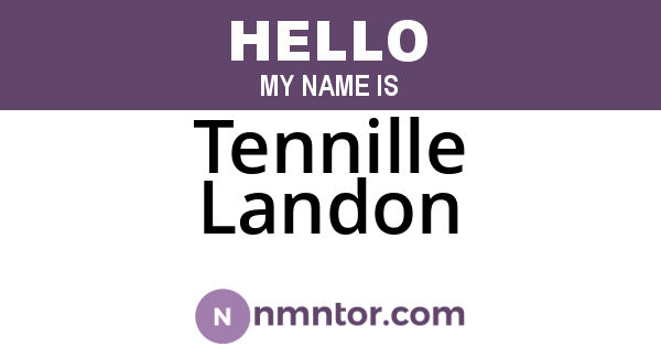 Tennille Landon