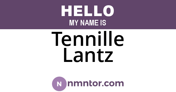 Tennille Lantz