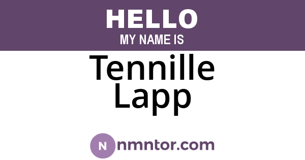Tennille Lapp