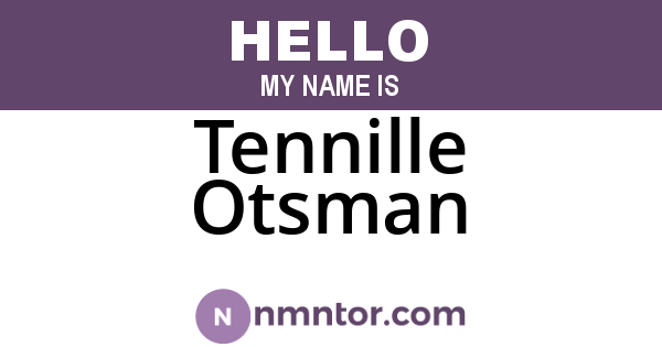 Tennille Otsman