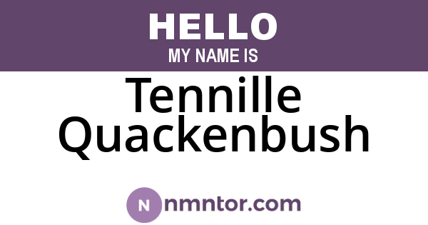 Tennille Quackenbush