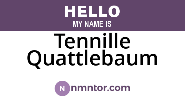 Tennille Quattlebaum