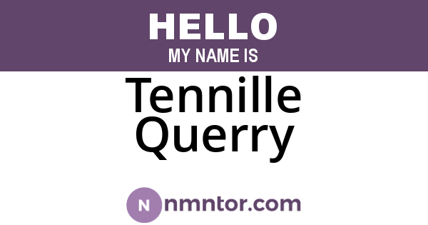 Tennille Querry
