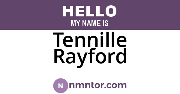 Tennille Rayford
