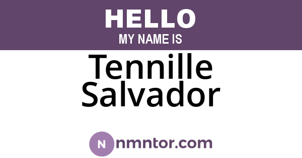 Tennille Salvador
