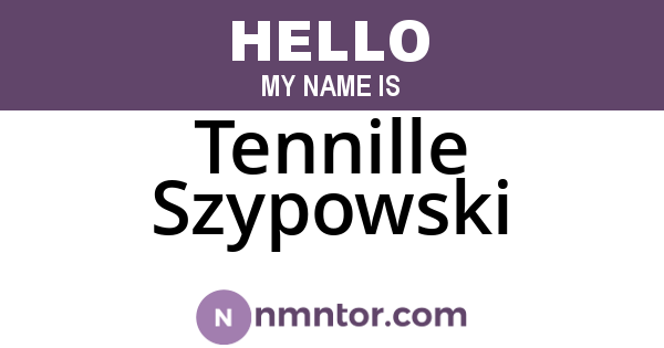 Tennille Szypowski