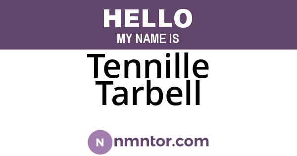 Tennille Tarbell