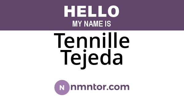 Tennille Tejeda