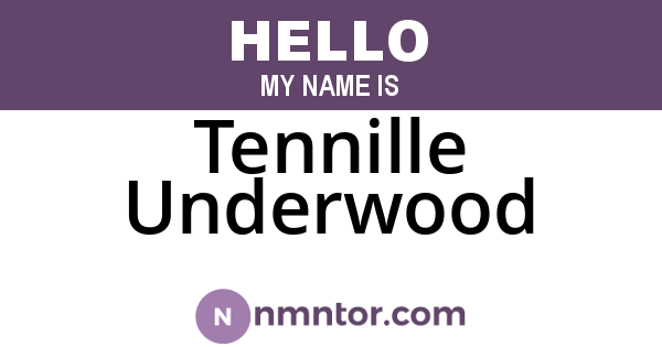 Tennille Underwood