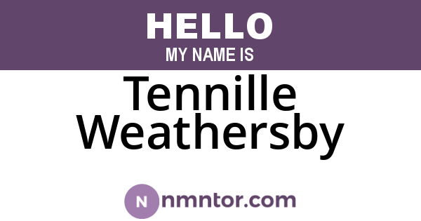 Tennille Weathersby