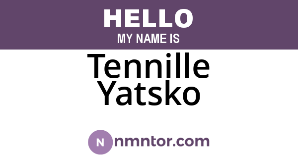 Tennille Yatsko