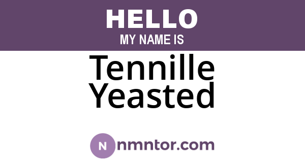 Tennille Yeasted