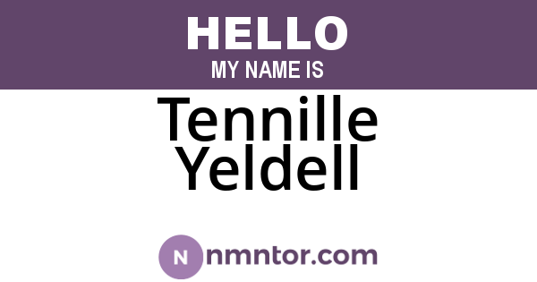 Tennille Yeldell