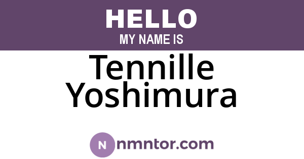 Tennille Yoshimura