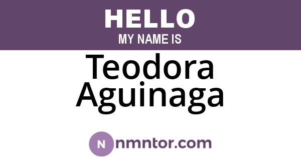 Teodora Aguinaga