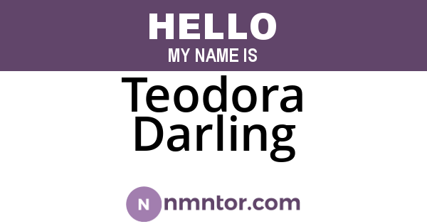 Teodora Darling
