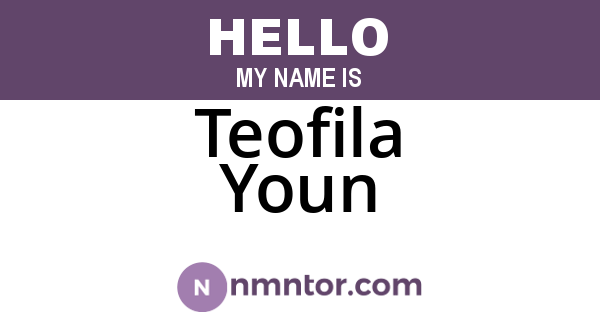 Teofila Youn